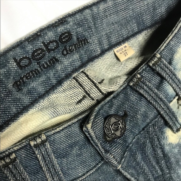 UNIQUE BEBE ACID WASH JEANS - Picture 3 of 3